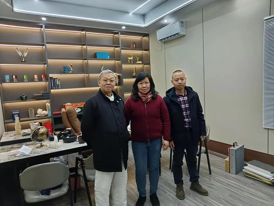 法國華僑代表團蒞臨睿婕輕鋼別墅工廠考察，探尋合作機會！